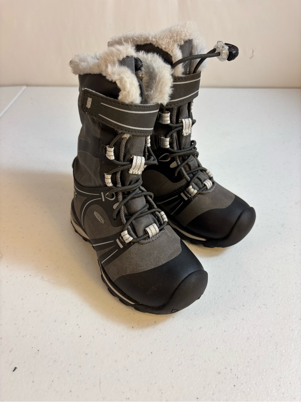 Keen Terradora Winter WP Children's Snow Boots Raven/Vapor Color Child Size 8